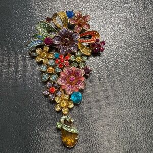 Vintage Joan Rivers Limited Edition Floral Brooch